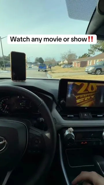 Watching shows with this adapter is game changing! #carplay #wirelesscarplay #carplayadapter #tiktokshopcreatorpicks #cartok 