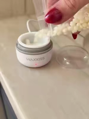 Mini waxing kit for waxing at home!  #waxing #waxingathome  #waxkit #waxingtiktok #beautyhacks 