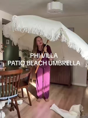 Chop chop summer you can come any day now 👏🏻 #phivilla #phivillaumbrella #patioumbrella #beachumbrella #patioseason 