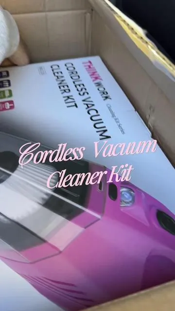 Must Have Car Cleaning Kit w/ Cordless Vacuum 🩷🩷🖤 I used mostly everything but had to make the video under 1min 😍 @Thinkwork #fypシ #fypシ゚viral #tiktokaffiliate 