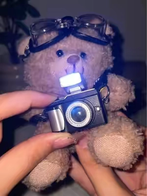 OMG! This little bear hitchhikes on Every bag#fpywn!#fpy #TikTokMadeMeBuyit #CutePlushies #CuteKeychain 