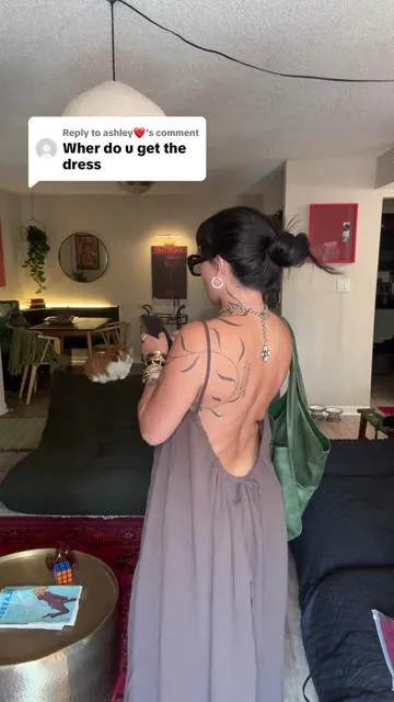Replying to @ashley❤️ hit the orange cart above this caption ❤️ #backlessdress 