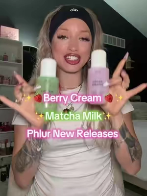 Phlurs new releases just in time for spring 🫧🌸 #tiktokshopcreatorpicks #phlurberrymatcha #phlur #phlurnewarrivals #bodyspray @Phlur Fragrances  