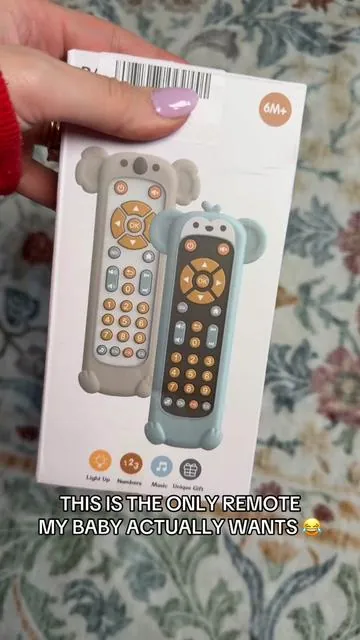 If your baby ignores every toy but steals the real remote, you need this baby remote control toy. Designed for little hands with lights, sounds, and buttons they can safely press, it keeps babies entertained while saving your real remote from drool and damage. Perfect for curious babies who love pushing buttons. @Orzbow  #babytoys #babyremote #infanttoys #babyentertainment #musthavebabygear