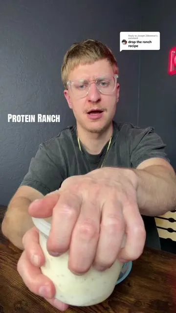 Replying to @Joseph Zilberman my protein ranch recipe