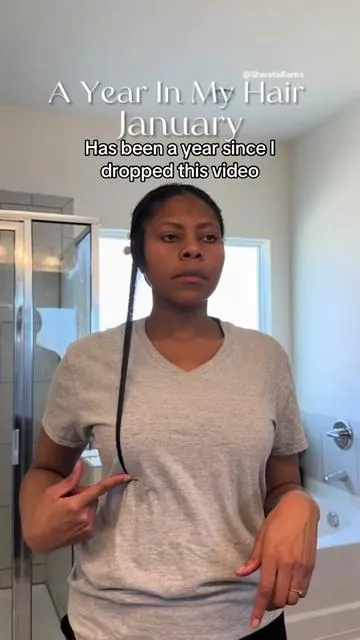 It’s like a video diary showing my hair’s progress 