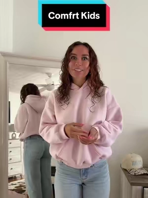 The adult sizes never fit me right  #tiktokshopcreatorpicks #comfrthoodie #comfrt #comfrtkids #loungewear 