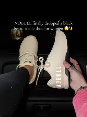 @NOBULL outwork shoe for women in cream and black ✨🖤