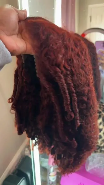 @UNice Hair @UNICE HAIR OFFICIAL @UniceHairCo #unicehair #reddishbrown #curlywig #springbreak #fyp 