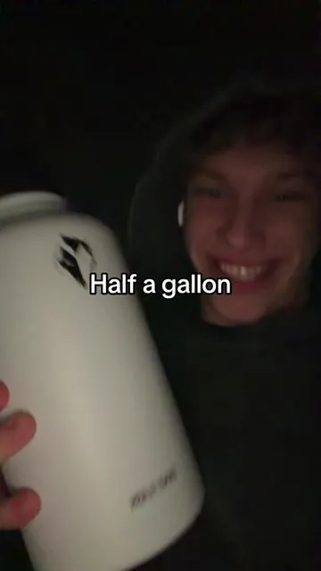 Half a gallon bottle #gym #water 