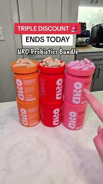 URO Happy Body Probiotics Bundle by O positiv is on a major sale RN! RUN! #opositiv #uroprobiotic #probiotic #womenshealth #TiktokShopCreatorPicks  *Final Price/ Shipping/ Coupons/ Discounts may differ based on your TikTok account, available coupons, and current promotions. Always refer to product listing for up-to-date offers.