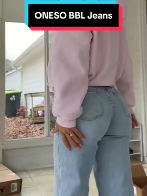 I can’t believe he hasn’t seen these, they’ve been all over my fyp #tiktokshopcreatorpicks #onesojeans #bbljeans #stretchyjeans #midrisejeans 
