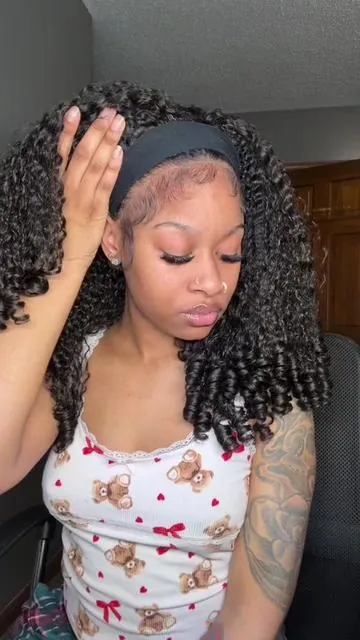 The most affordable company there is🥰🥰@Frodio Hair  - - - - #juhhdior #frodiohair #halfwig #burmesecurly #affordablewigs 