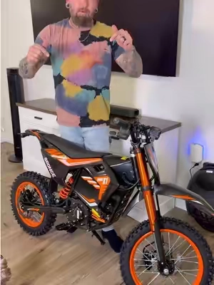 Easy step by step assembly of the Qronge X1 Spark electric dirtbike. #ebike #dirtbike #moto #electricdirtbike #assembly 
