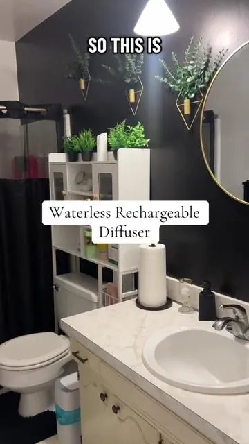 This waterless rechargeable oil diffuser smells absolutely amazing and it’s a great addition to my bathroom.  Check it out here in tik tok shop. #essentialoils #fragrance #diffuser #musthaves 
