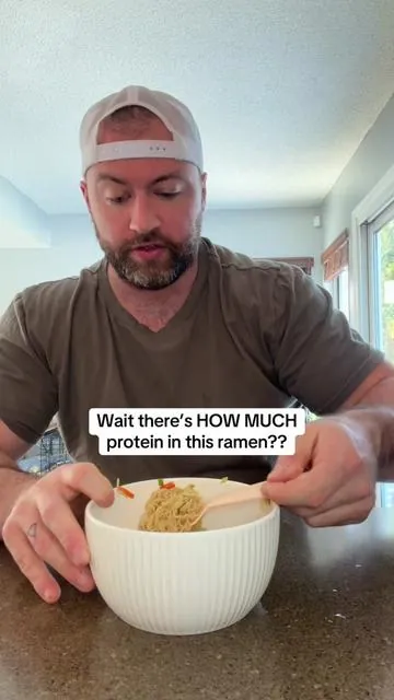 This high protein instant ramen has become a staple #highprotein #ramen #noodles #pasta 