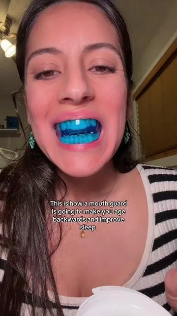 For my mouth breathing, teeth grinding folks! A mouth guard will  improve your sleep and strengthen your jaw structure #tmjdisorder #teethgrinding #mouthbreather #mouthguard #mewing 