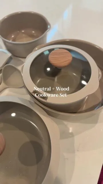 Non toxic cookware is hard to come by and this set is beautiful! #carotecookware #carote #carotepotsandpanset 