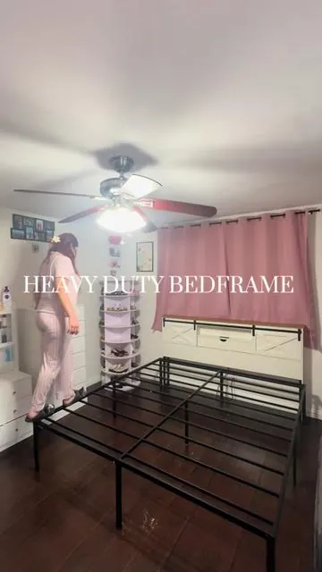 THE BEST PRICE FOR A HEAVY DUTY BED FRAME  BUENO BONITO Y BARATO 😍 #bedframe #fyp #foryoupage #tiktokshop #parati  