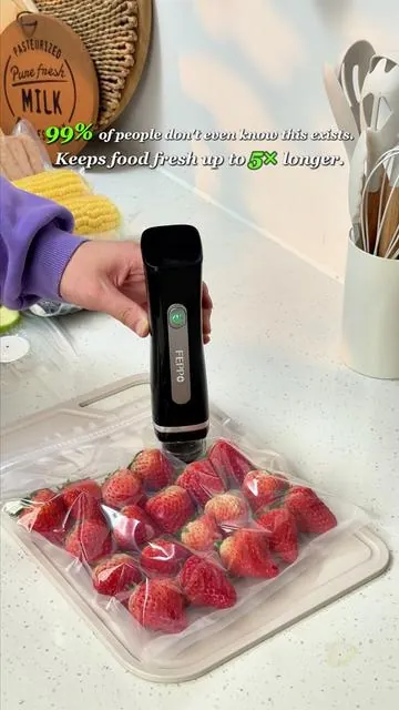 Groceries Are Expensive — This Saved Us So Much Money ✨#FEPPO #vacuumsealer #valentinesday #giftforher #kitchengadgets 