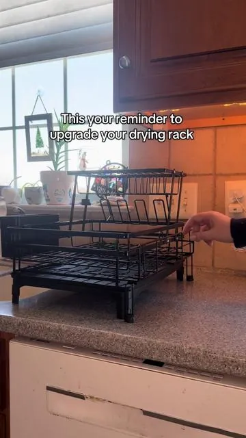 It was time for an upgrade #dishes #dishwasherhack #dishrack #tiktokshop #fyp