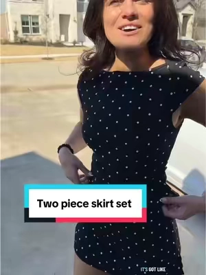 A two piece skirt set with shorts is all we need for this season! The polka dots are everything and comes in so many colors! True to size 130 5’8 small #twopieceskirtset #skirtset #twopieceset #polkadot #OOTD @CiderCloset 