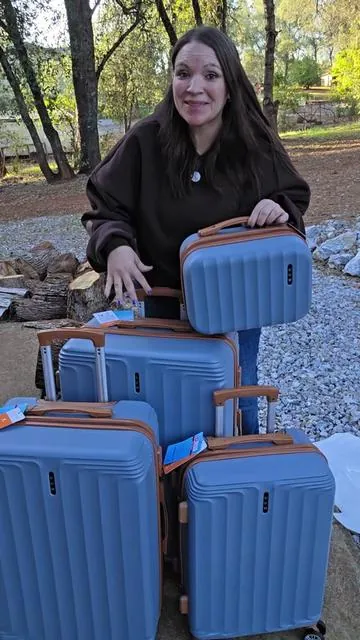 Travel without the stress. These UUH luggage sets from BodyTips Shop include lightweight hardshell suitcases, smooth spinner wheels, and built-in TSA locks. Choose from 3–9 piece sets for solo trips, couples, or families. Selling fast on TikTok — grab yours before it sells out #tiktokshopcreatorpicks #tiktokshopstockup #travel #luggage #vacations 
