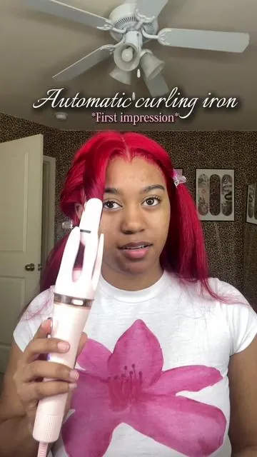 Yall this just changed the game for me #automaticcurlingiron 