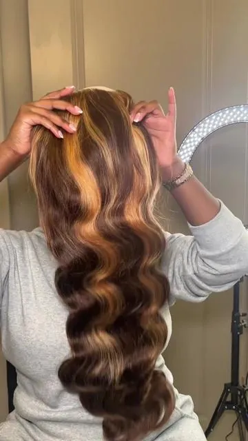 @Anyweekhair shop 🍯🥰 super tea! ✨ FULLLLL! #Beauty #wigtok #gluelesswig #lacefrontwig #Lifestyle 