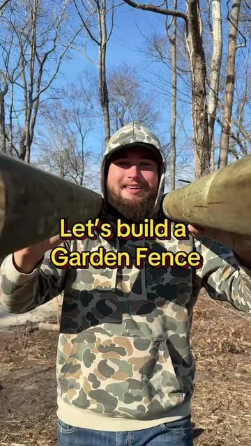 Building a fence for our dream Garden!🌱 #garden #foryou #plants #diy #build 