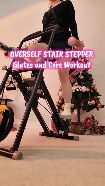 Stair stepper by Overself for glute and core workout at home.🔥💪#stairstepper #tiktokshopjumpstartsale #fitness #stairstepperworkout #homeworkout 