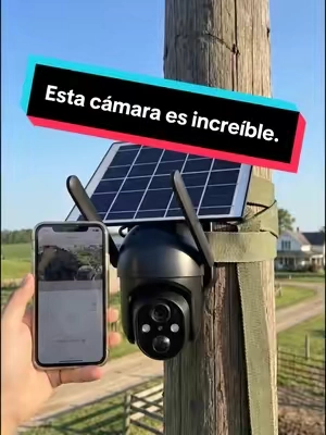 Esta cámara es simplemente increíble. Es fácil de instalar y se puede monitorear durante todo el día. #TikTokShopJumpstartSale#securitycamera#falldealsforyou #tiktokshopstockup#StyleandSparkle