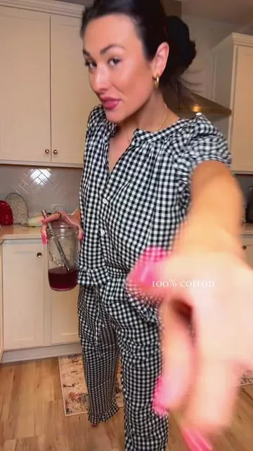 I mean, this Is my 4th pair and these are the softest and idk how or why but they are so good!  #cotton #pajamas #gingham #pjs #pajamaset 