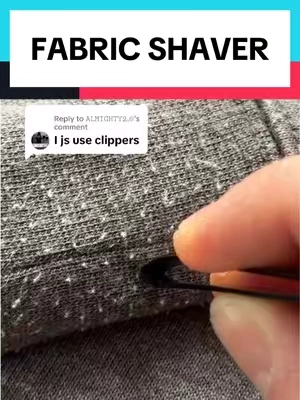 Replying to @𝙰𝙻𝙼𝙸𝙶𝙷𝚃𝚈𝟸.𝟶 I guess but this thing makes it soo much easier, and cleaner. #lintshaver #lintremover #fabricshaver #clothes 