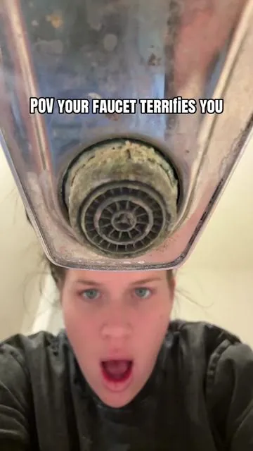 It’s no wonder we’re dealing with dry skin & adult acne 🤢 #waterfilter #faucetfilter #skincarehacks #qure #cleanliving 