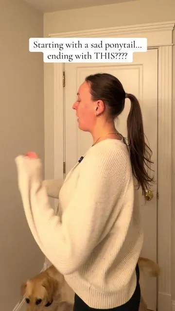 Watching my fine, thin hair ponytail go from flat to FULL in one take 👀 No teasing, no extensions — just trying a volume hack that actually surprised me. Thin hair girlies… you’ll want to see this one. @Kitsch  #thinhair #thinhairhacks #finehair #ponytail #tiktokshopfinds 