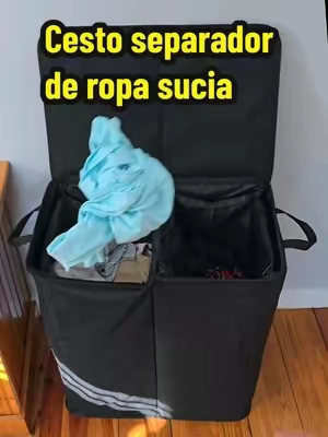 Cesto separador de ropa sucia #springbreak #TikTokShopCreatorPicks #laundryhack #laundrybasket #laundryhamper 