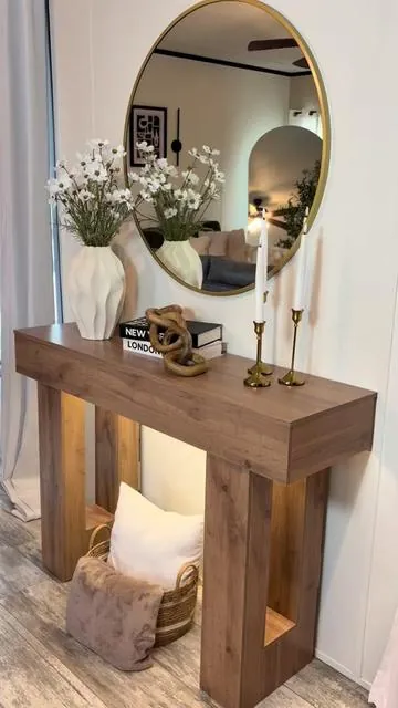 Decoración para el hogar mesa para el recibidor #decoration #homedecor #cozyathome #tiktokshopjumpstartsale #newyearnewme 