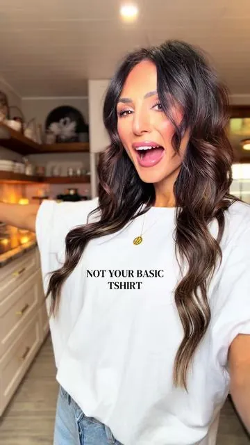 Love a good not so basic tshirt!  @Imily Bela #tshirt #casualoutfits #fashiontiktok #springfashion #whitetshirt 