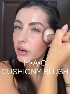 Favorite blush of allll time!! No notes literally a perfect product 🙂‍↕️ Little tip: apply it with a cream brush 💕 @M·A·C Cosmetics #MAC #MACCosmetics #CushionBlush #CushionFoundation #tiktokshopcreatorpicks 