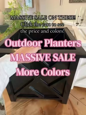 These #planters are incredible and the price is SO GOOD! Definitely grab up as many as you can in all the colors that you want before they’re completely gone! @QVC, Inc #planter #flowerpot #pots #outdoordecor 