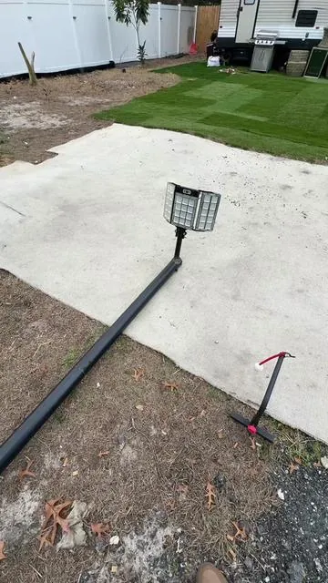 Lámpara led panel solar #lamparasolar #springhillflorida #tiktok #viral #springhill 