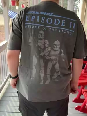 Star Wars Episode II '02 Heavyweight 100% cotton oversized tee #tiktokshopjumpstartsale #tiktokshopcreatorpicks #starwars 