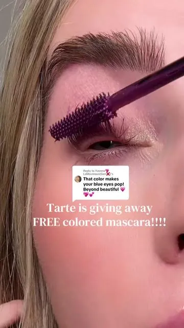 Replying to @Yvonne💖LaMoureaux(Gen❌) @tarte cosmetics colored mascara is the actual tea!  #festivalmakeup #mascara #tubingmascara #mascarareview #coachella 