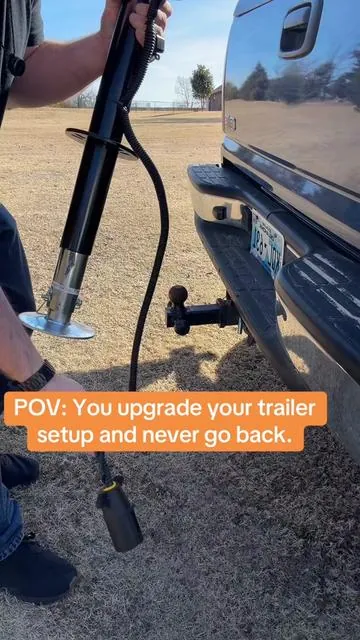 POV: You upgrade your trailer setup and never go back. #electricjack #electrictrailerjack #tiktokshopcreatorpicks #tiktokshopjumpstartsale #tiktokshopstockup 