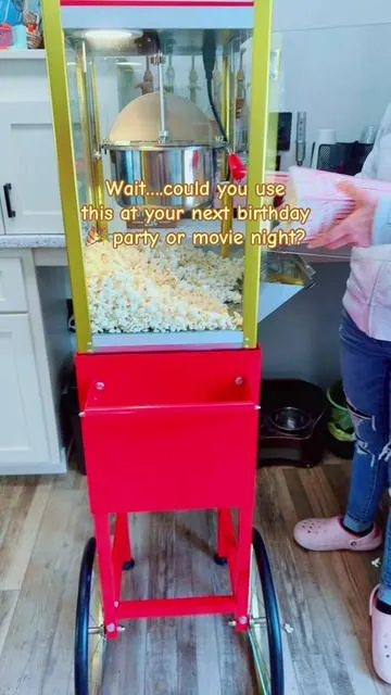 Popcorn maker machine with candy dispenser. #Popcorn #PopcornMaker #PopcornMachine #BirthdayParty#events @ROVSUN 