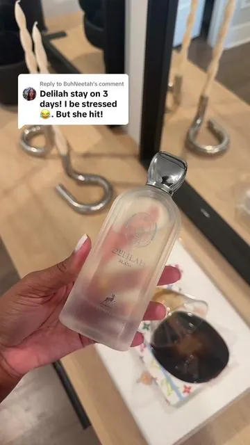 Replying to @BuhNeetah Delilah Blanc is just that girl. A grown woman fragrance that lastssss. #fragrancetiktok #delilahblanc #valaya #valayaexclusif 