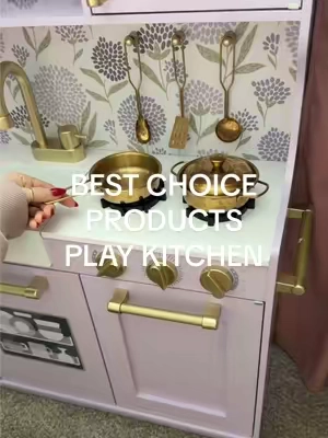 My girls have not stopped playing with it since we got it 🥹🤍 #bestchoiceproducts #pretendplaykitchen #playkitchen #kidskitchen #interactiveplay 