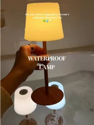 I understand the obsession 💡 #waterprooflamp #showerlamp #bestwaterprooflamp 