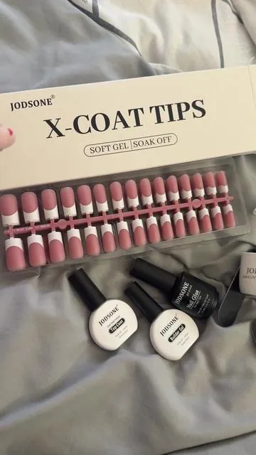 - Kit de 154 puntas de gel para uñas francesas, con prensa francesa, pegamento para uñas de gel, gel constructor, capa superior y lámpara, todo incluido para manicura fácil de hacer#manicure #uñasfrancesas #kitdeuñas #tiktokshop #viral 
